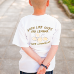 t-shirt ativo λευκό με λεμόνια