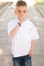 t-shirt ativo λευκό με λεμόνια - Image 2