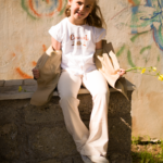 Σετ κροπ τοπ με παντελόνα μακό.