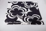 Black & white bloom πετσέτα