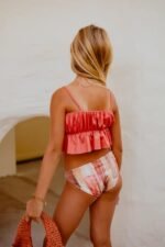 Σετ μπικίνι Coco Blush με ξύλινο κολιέ - Image 2
