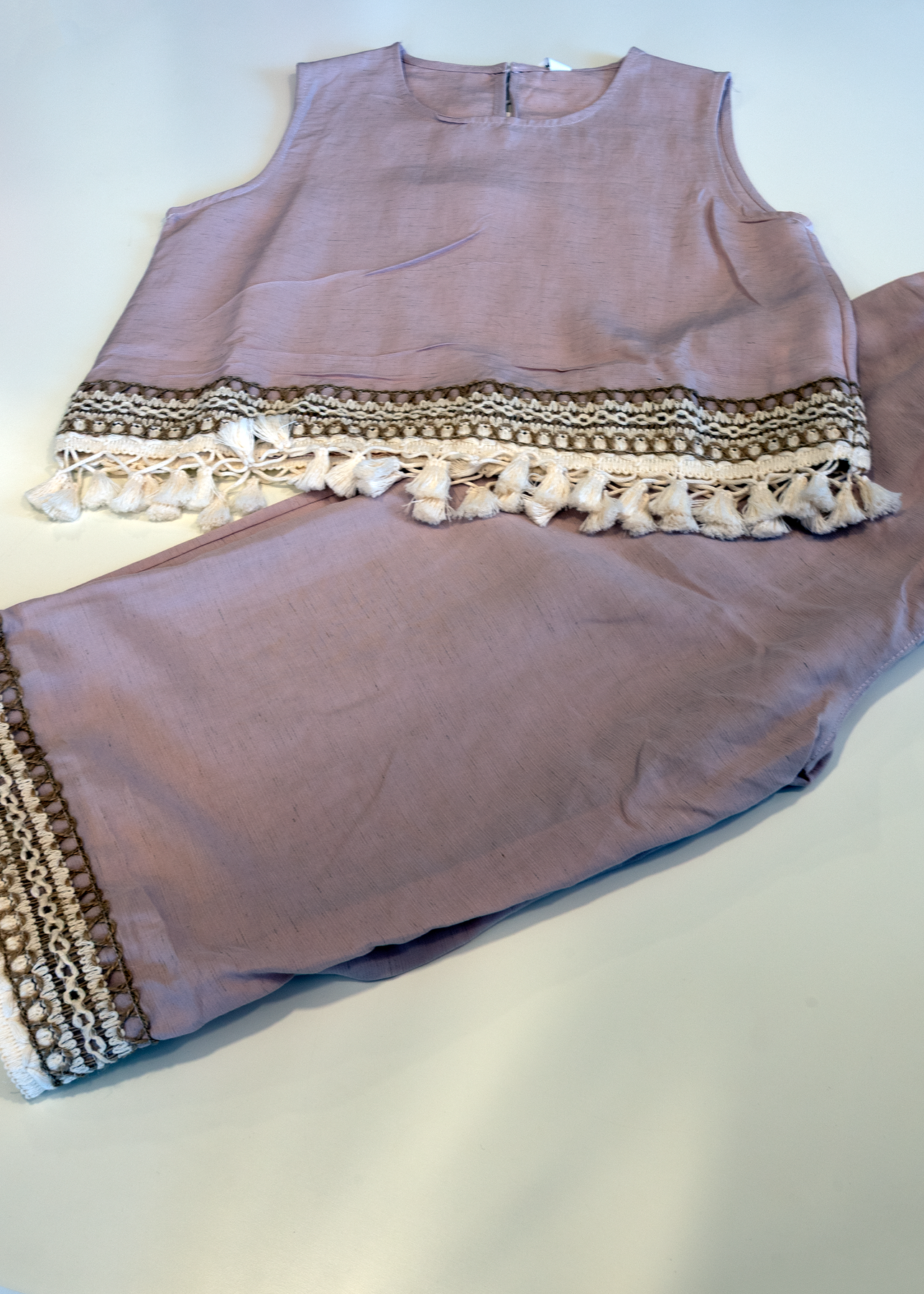 06 Boho σετ με παντελονα crop - Image 1